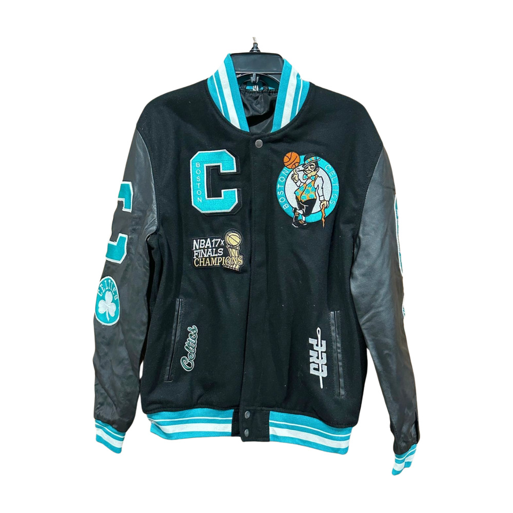 Pro Standard Boston Celtics 17x Champions Varsity Jacket - Mens Medium